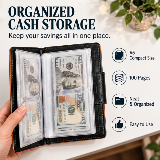 ⏳ Last Day 49% OFF –💲2027 Cash Savings Wallet with Combination Lock