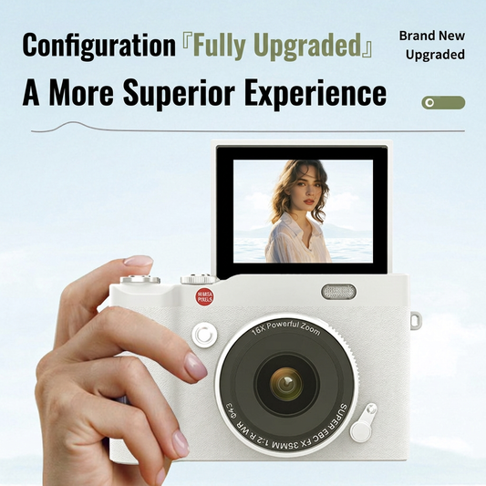 80% off Selling at a loss📸 WIKICO 4K Digital Camera for Photography & Content Creators ✨|64MP, 3-Inch 180° Flip Screen, 18X Digital Zoom