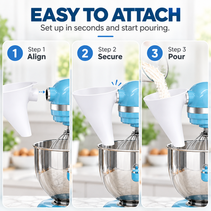 ⏳ Last Day 49% OFF –🏠Flour Funnel for Stand Mixer